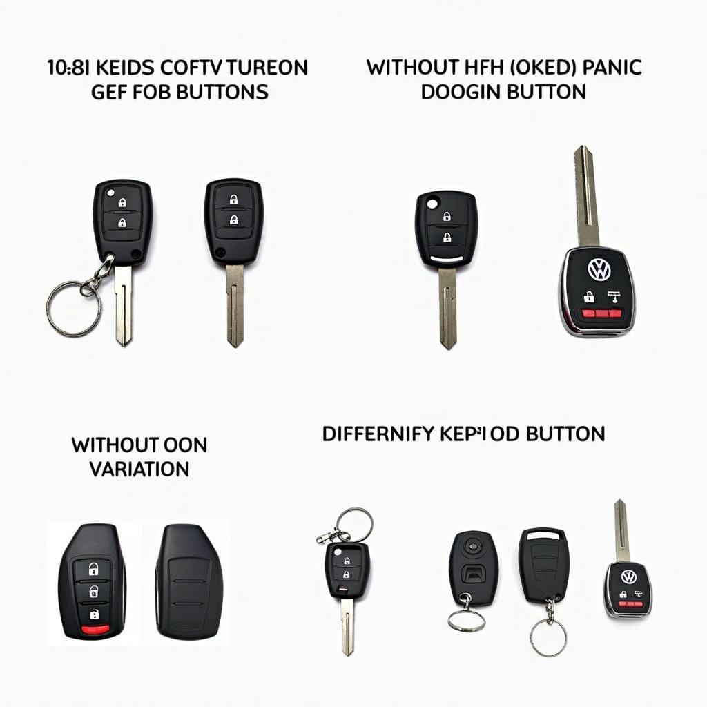 2008 VW Touareg Key Fob Types