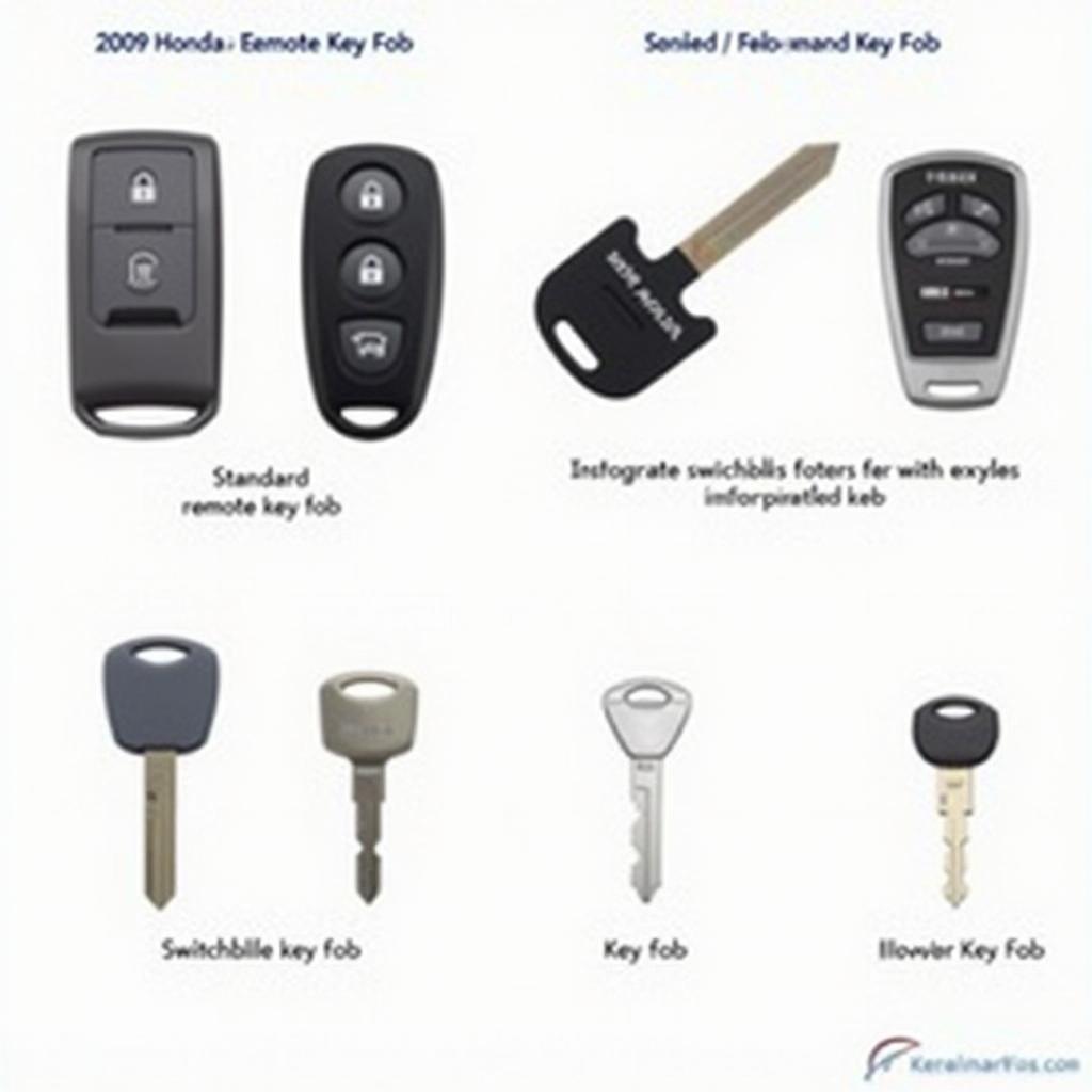 2009 Honda Element Key Fob Types: Standard, Switchblade, and Smart Key Options