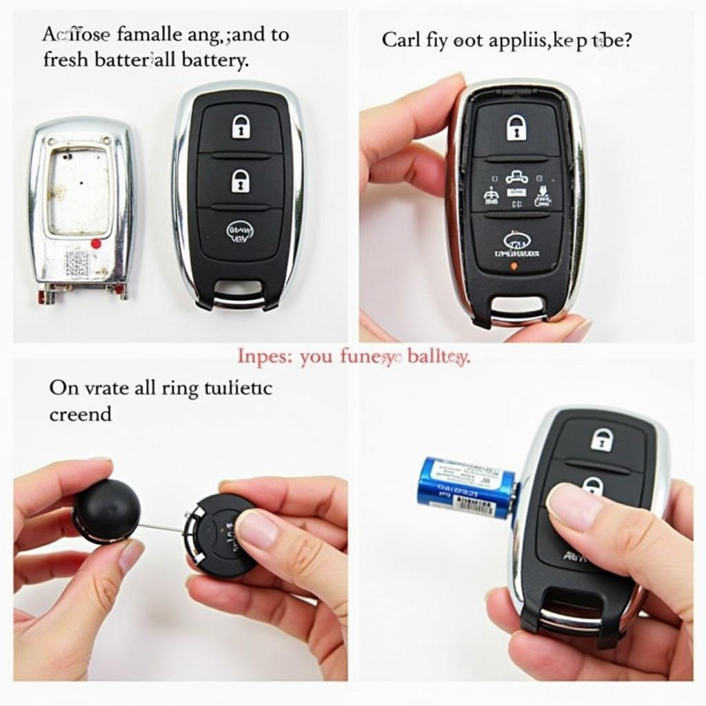 Replacing the Key Fob Battery in a 2009 Hyundai Santa Fe