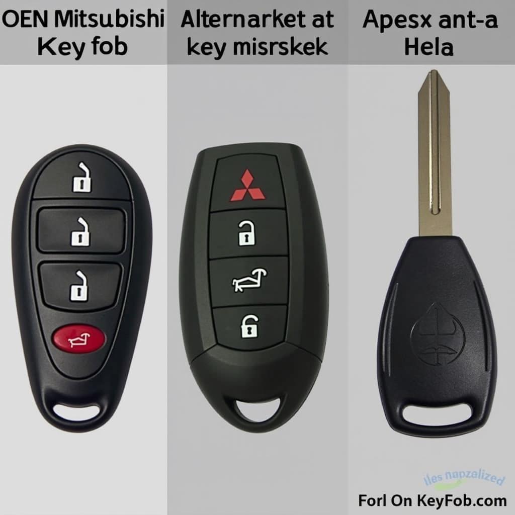 2009 Mitsubishi Eclipse Key Fob Options: OEM, Aftermarket, and Used