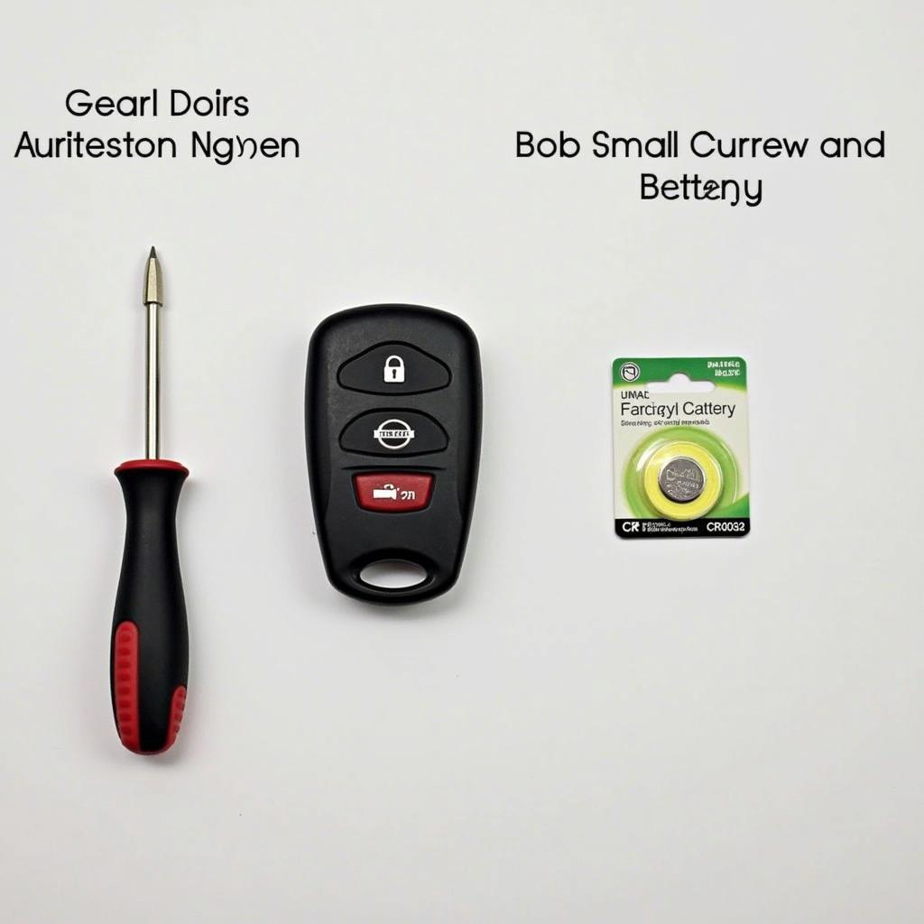 2009 Nissan Altima Key Fob Battery Replacement Tools Needed