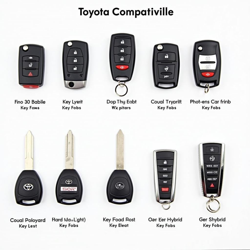 2009 Toyota Camry Hybrid Key Fob Types