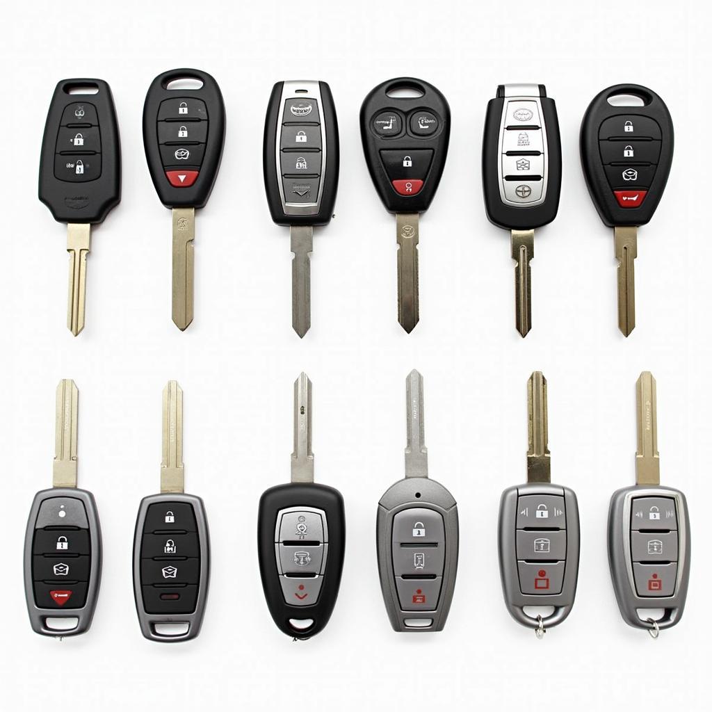 Different 2009 Toyota Key Fobs