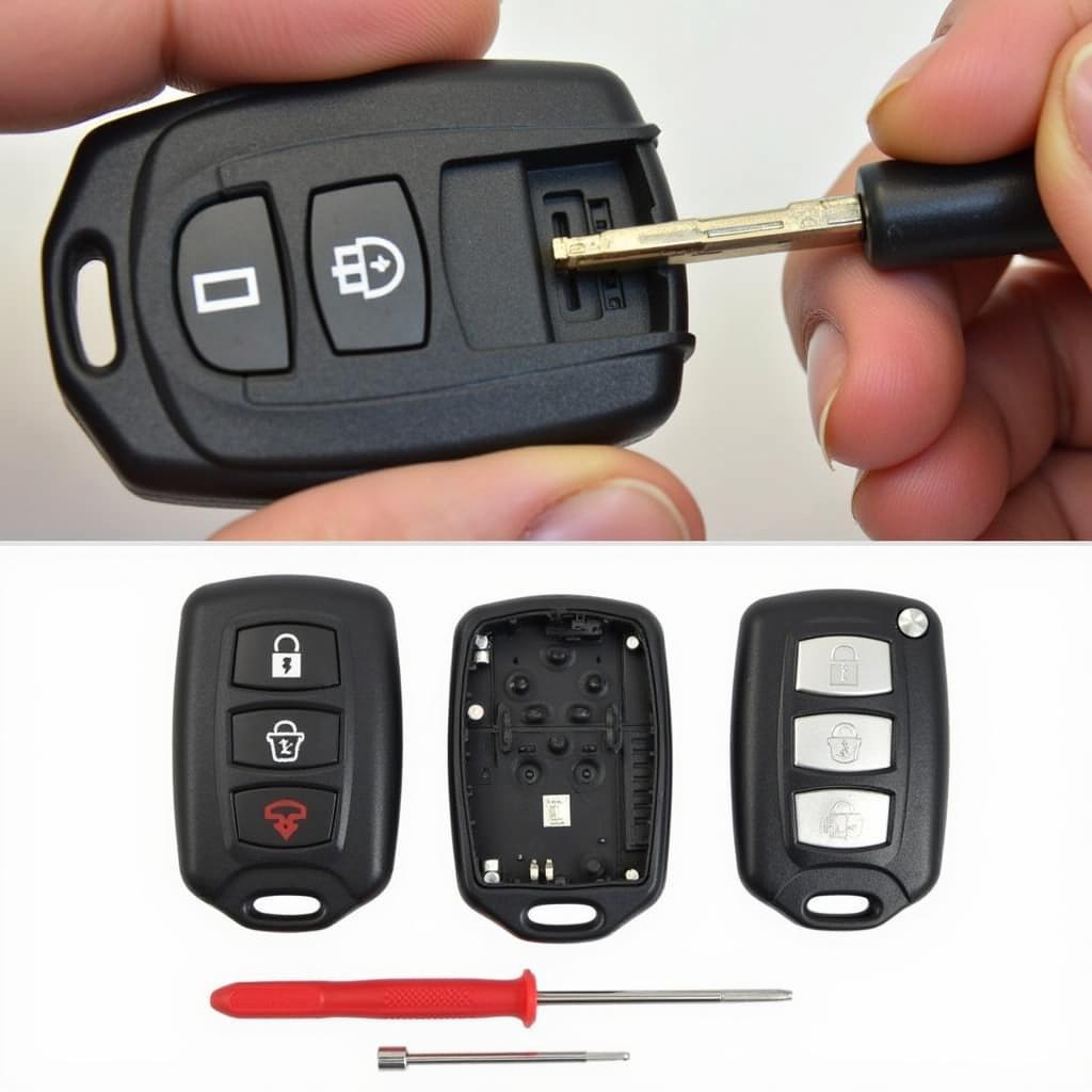 Replacing the Battery in a 2009 Volvo S40 Key Fob