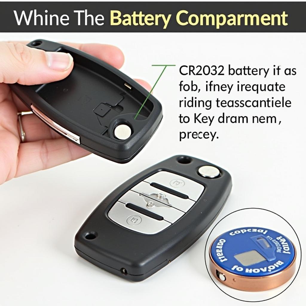 2010 BMW 335i Key Fob Battery Location Diagram