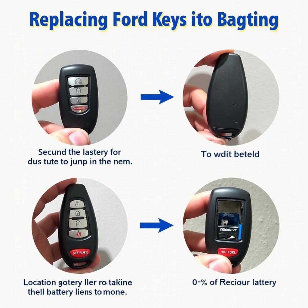 Replacing the key fob battery in a 2010 Ford Focus