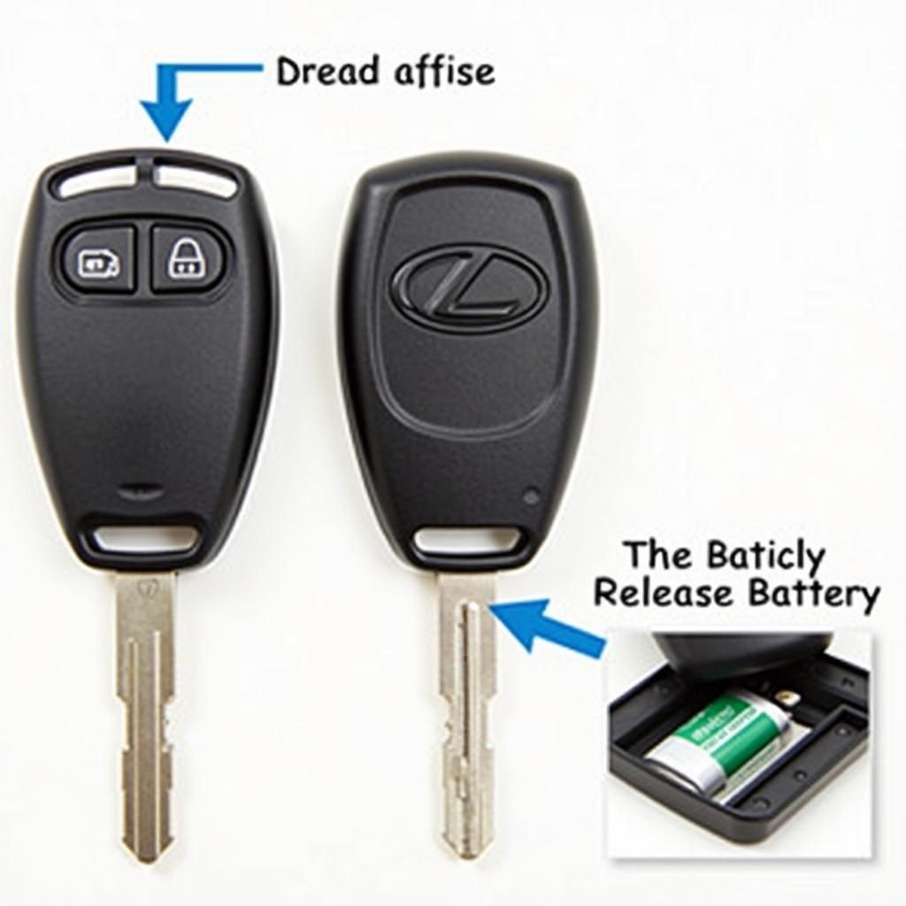 2010 Lexus Key Fob Battery Location