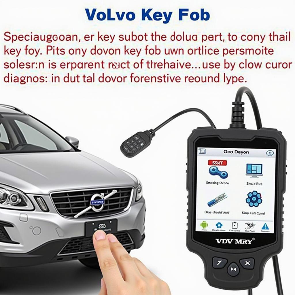 Programming a 2010 Volvo XC60 Key Fob Using Diagnostic Equipment