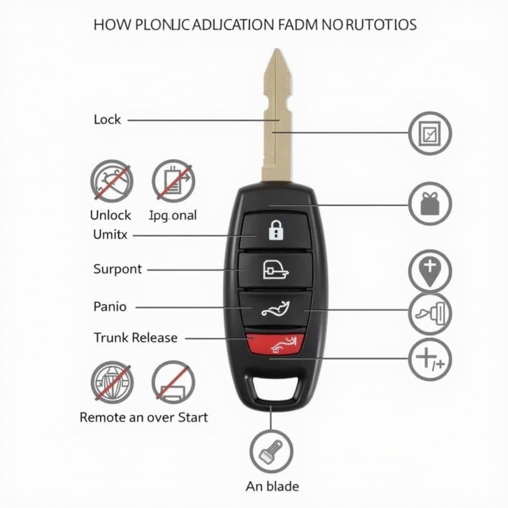 2011 Cadillac CTS Coupe Key Fob Functions