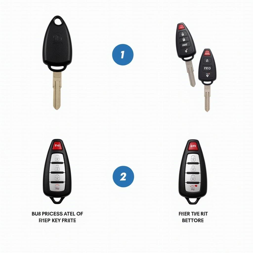 Different 2011 Chevy Aveo Key Fob Types