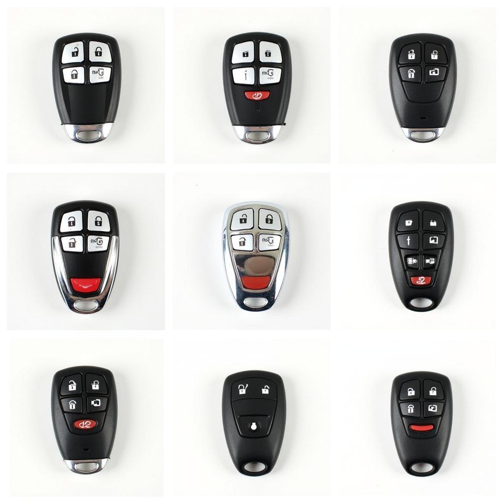 Different 2011 Chevy Equinox Key Fob Shell Types