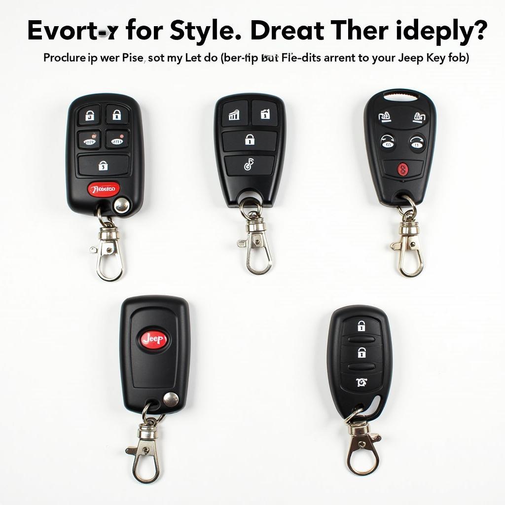 Different 2011 Jeep Grand Cherokee Key Fob Types