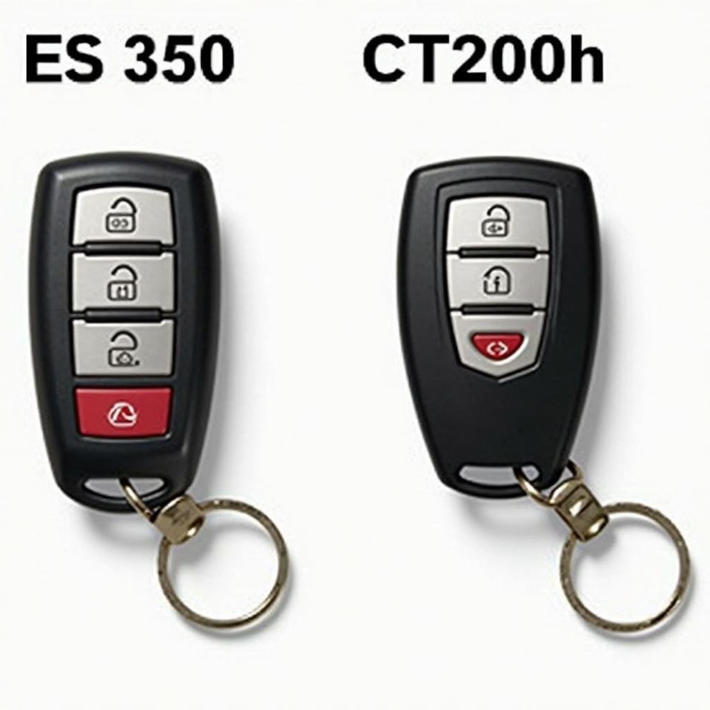 Identifying Different 2011 Lexus Key Fob Types