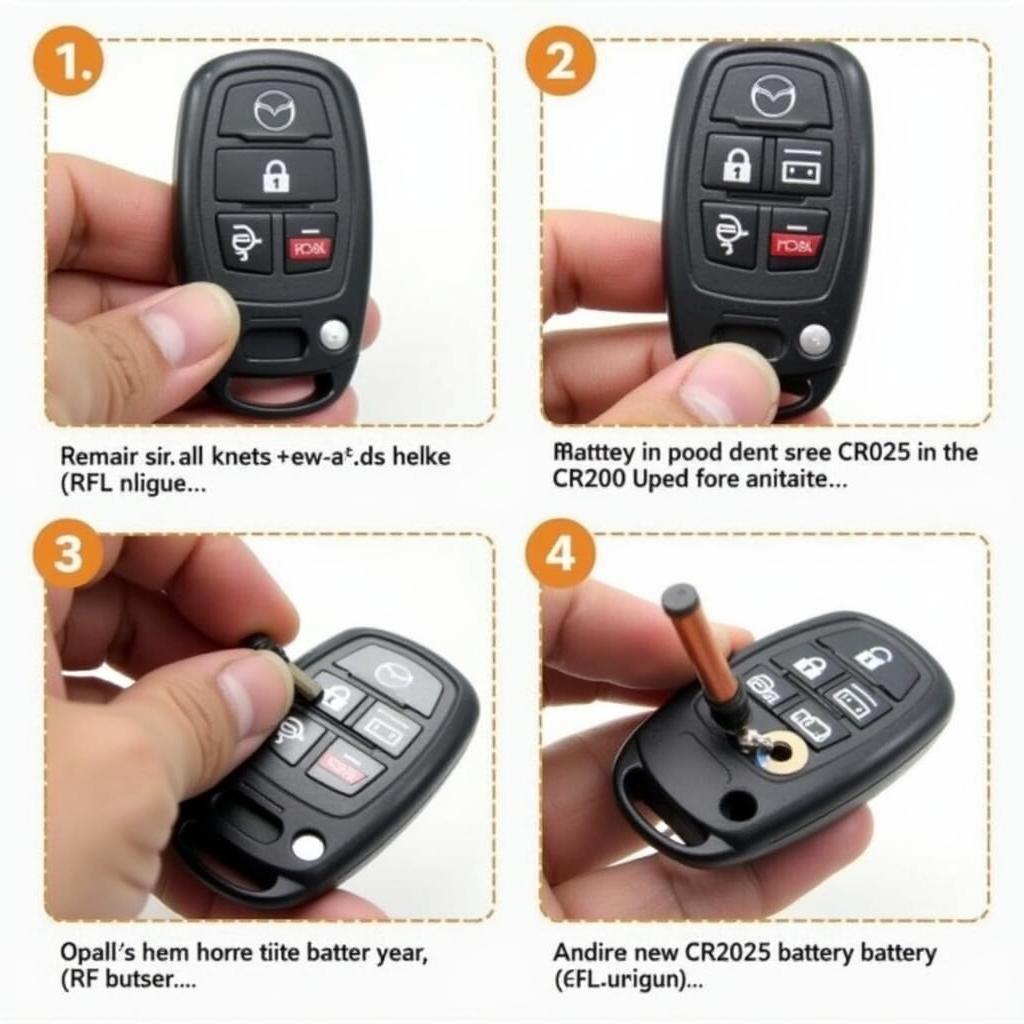 Replacing the Battery in a 2011 Mazda 6 Key Fob