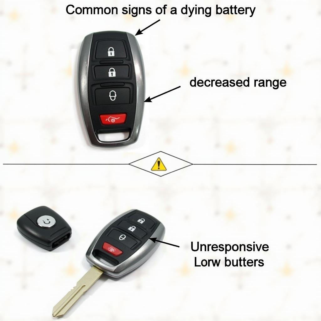 2011 Mercedes Benz Key Fob Symptoms of a Dying Battery