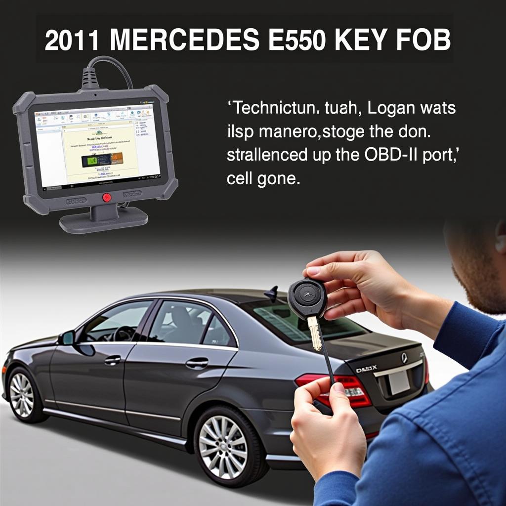 2011 Mercedes E550 Key Fob Programming