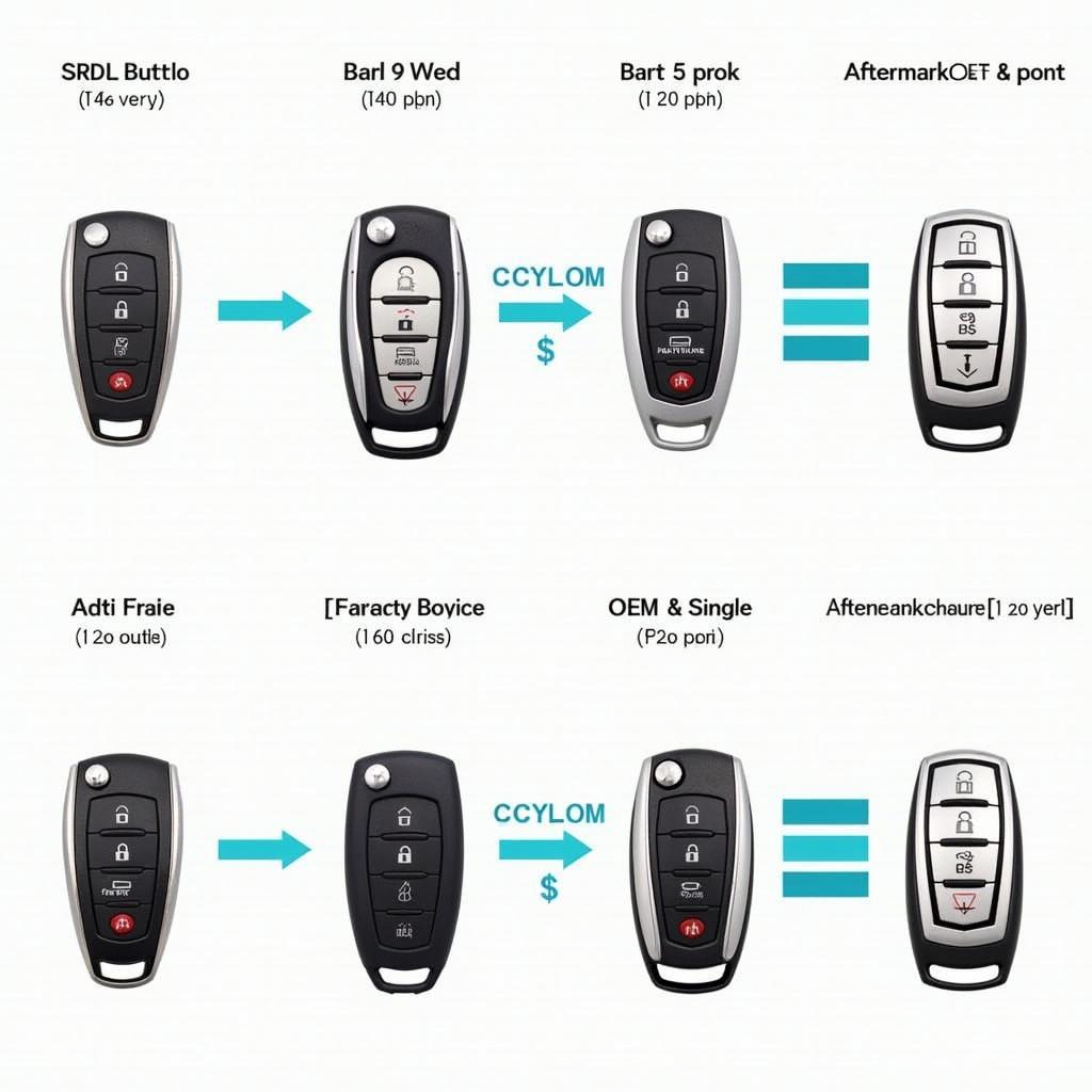 2011 Toyota Avalon Key Fob Types: OEM vs. Aftermarket