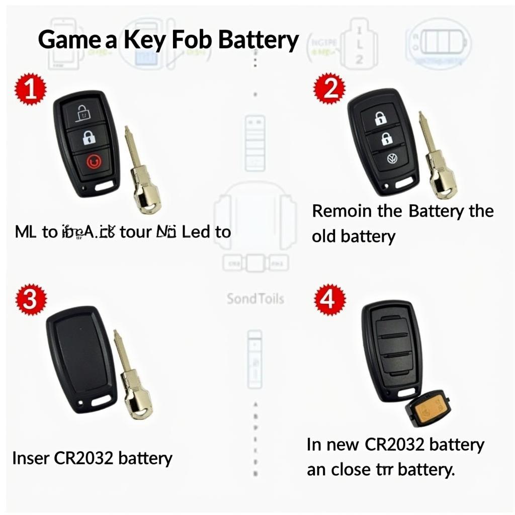 2011 VW Golf Key Fob Battery Replacement Steps