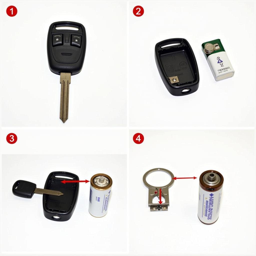 Replacing the battery in a 2012 Chrysler key fob