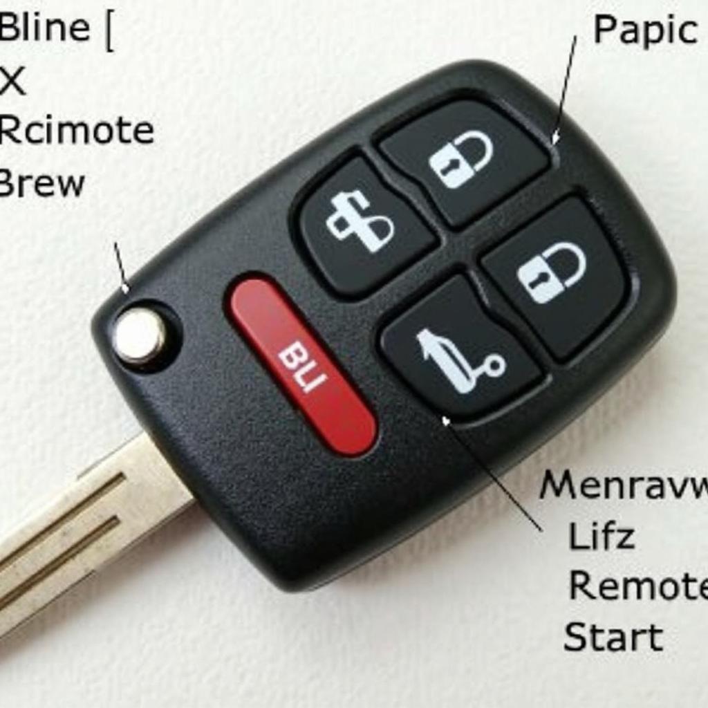 2012 Chrysler Town and Country Key Fob