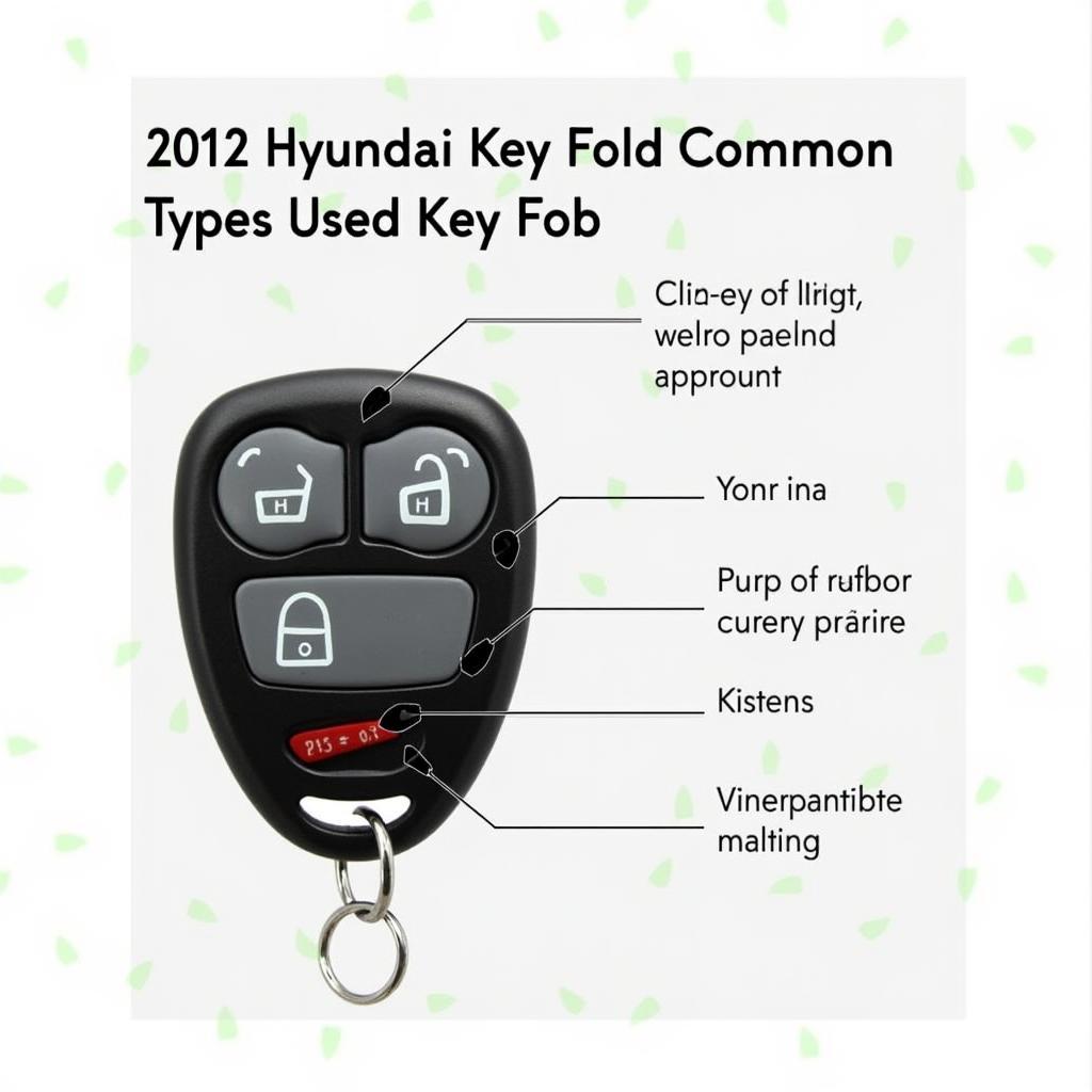 2012 Hyundai Genesis Key Fob Replacement