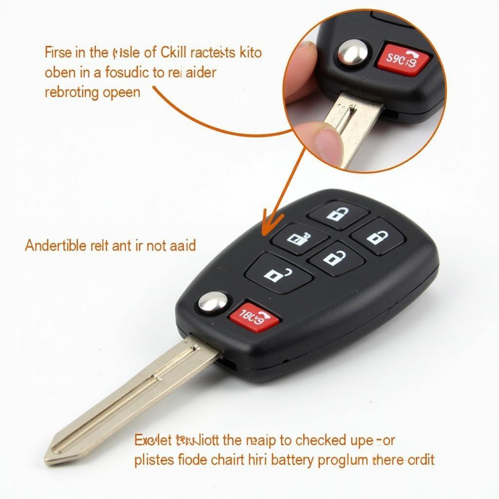 2012 Nissan Altima Key Fob Battery Location