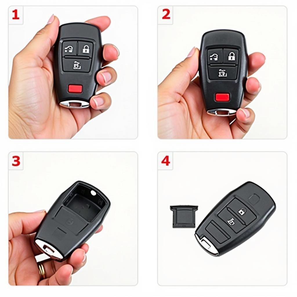 2012 Toyota Prius C Key Fob Battery Replacement Steps