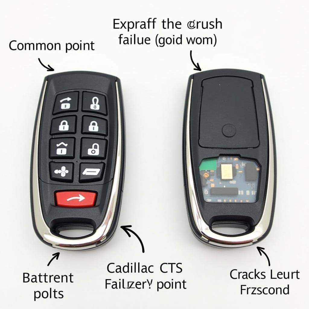 Common problems with the 2013 Cadillac CTS key fob