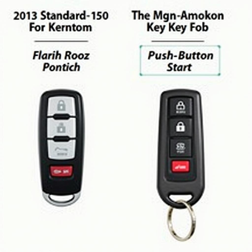 Different 2013 Ford F-150 Key Fob Types