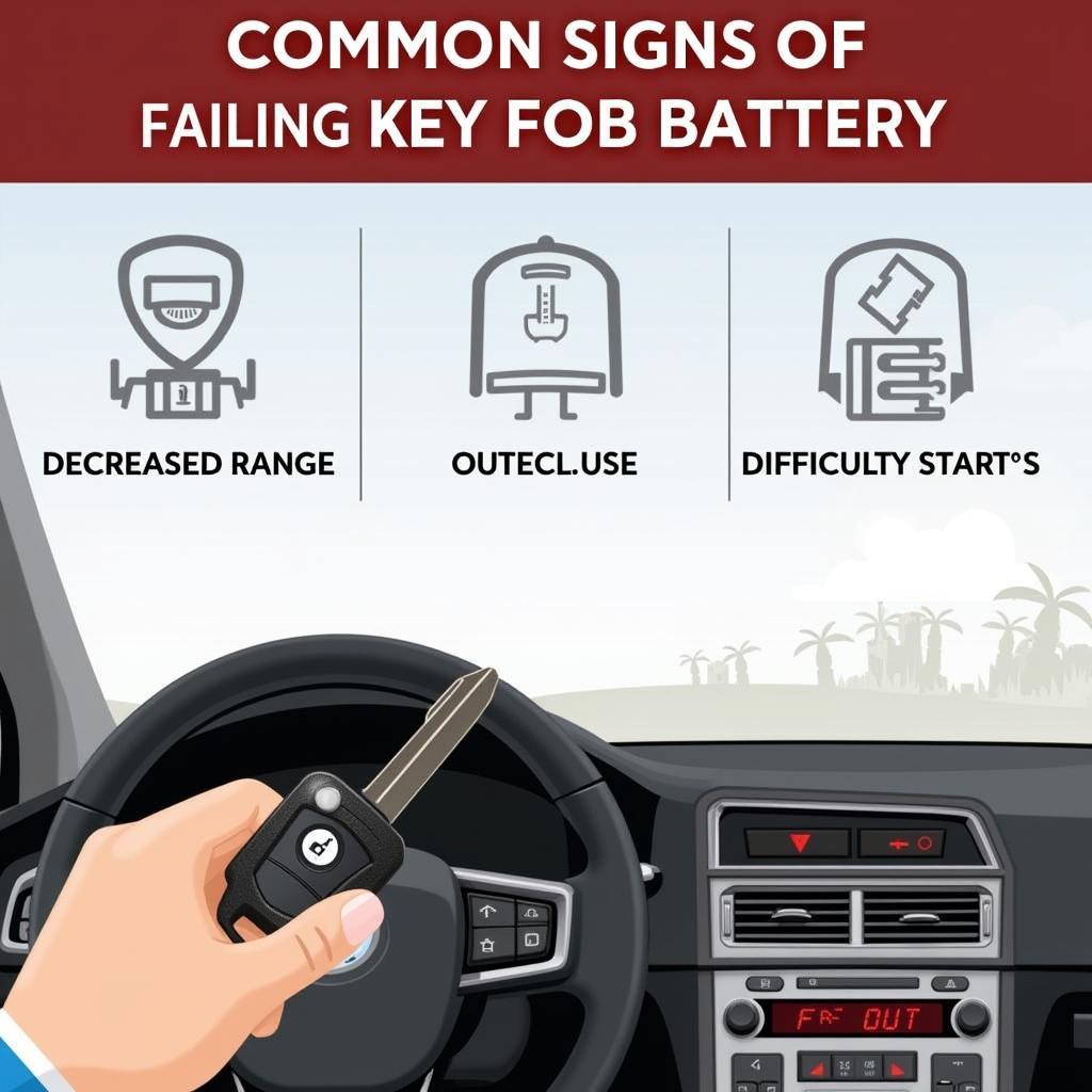 2013 Ford Push Start Key Fob Low Battery Signs