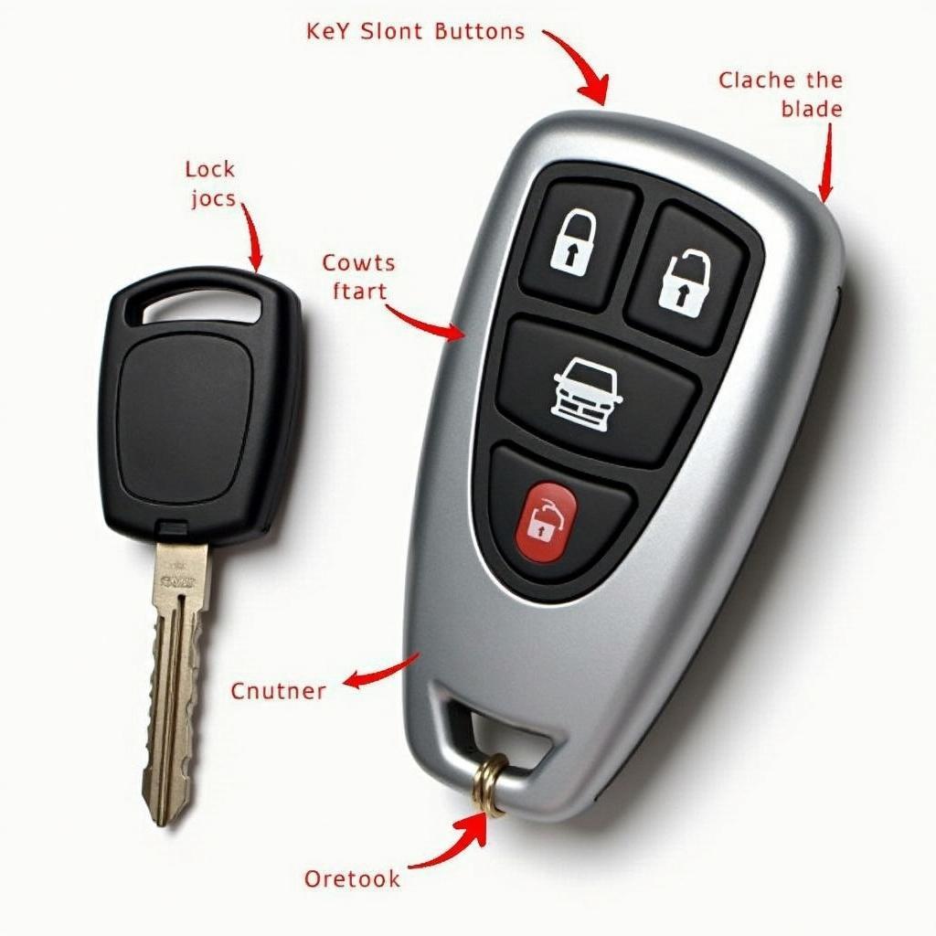 2013 GMC Acadia Key Fob Features