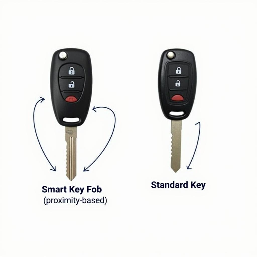 2013 Hyundai Elantra Key Fob Types: Smart Key and Standard Key