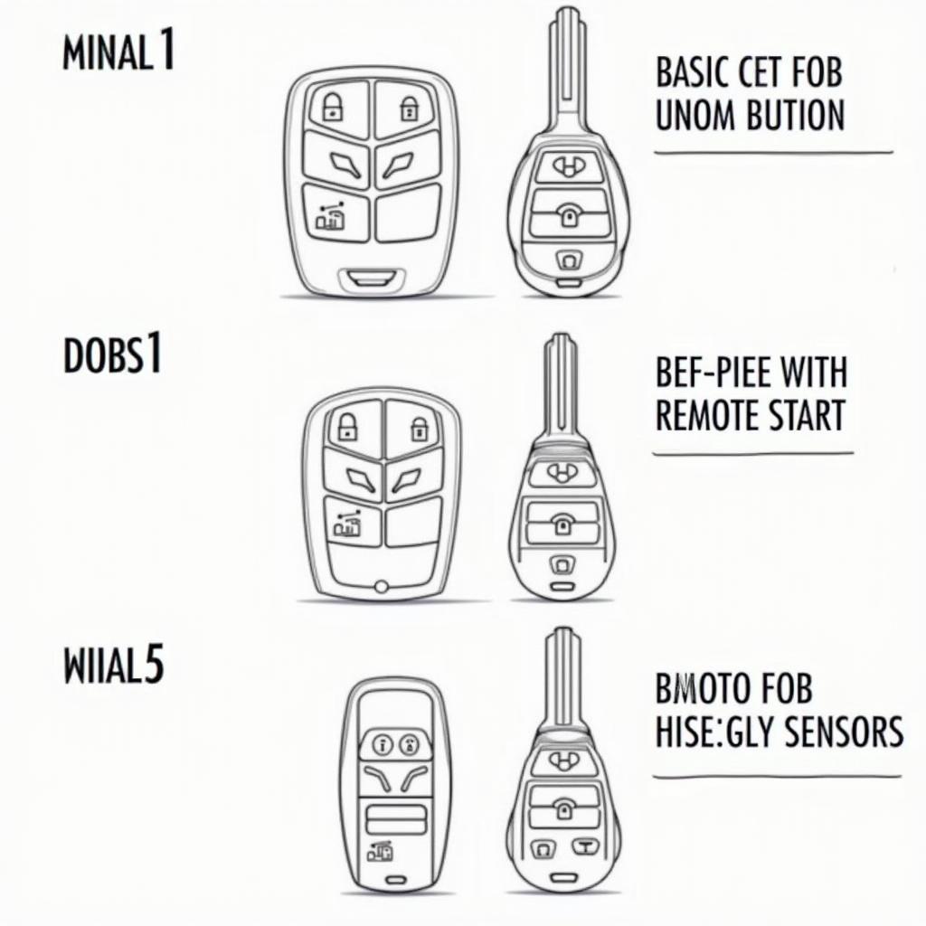 Different Types of 2013 Kia Key Fobs