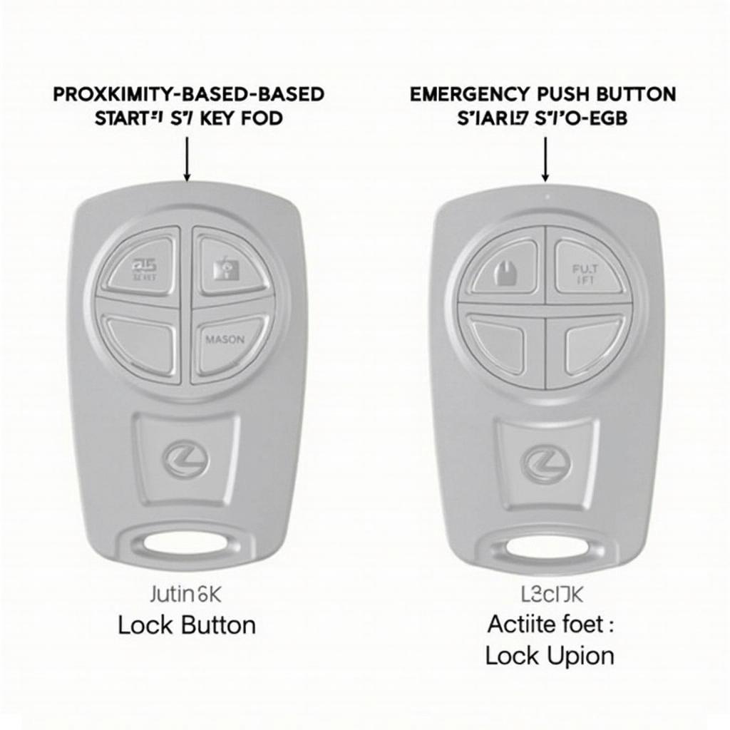 2013 Lexus ES350 Key Fob Types: Proximity and Push-Button Start