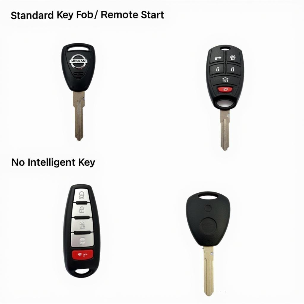 Different Types of 2013 Nissan Titan Key Fobs