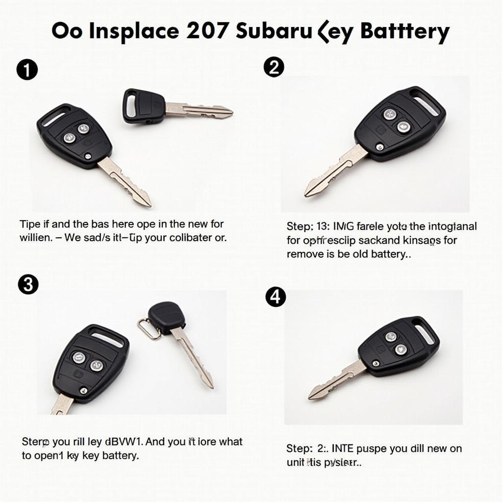 2013 Subaru Key Fob Battery Replacement Step-by-Step Guide