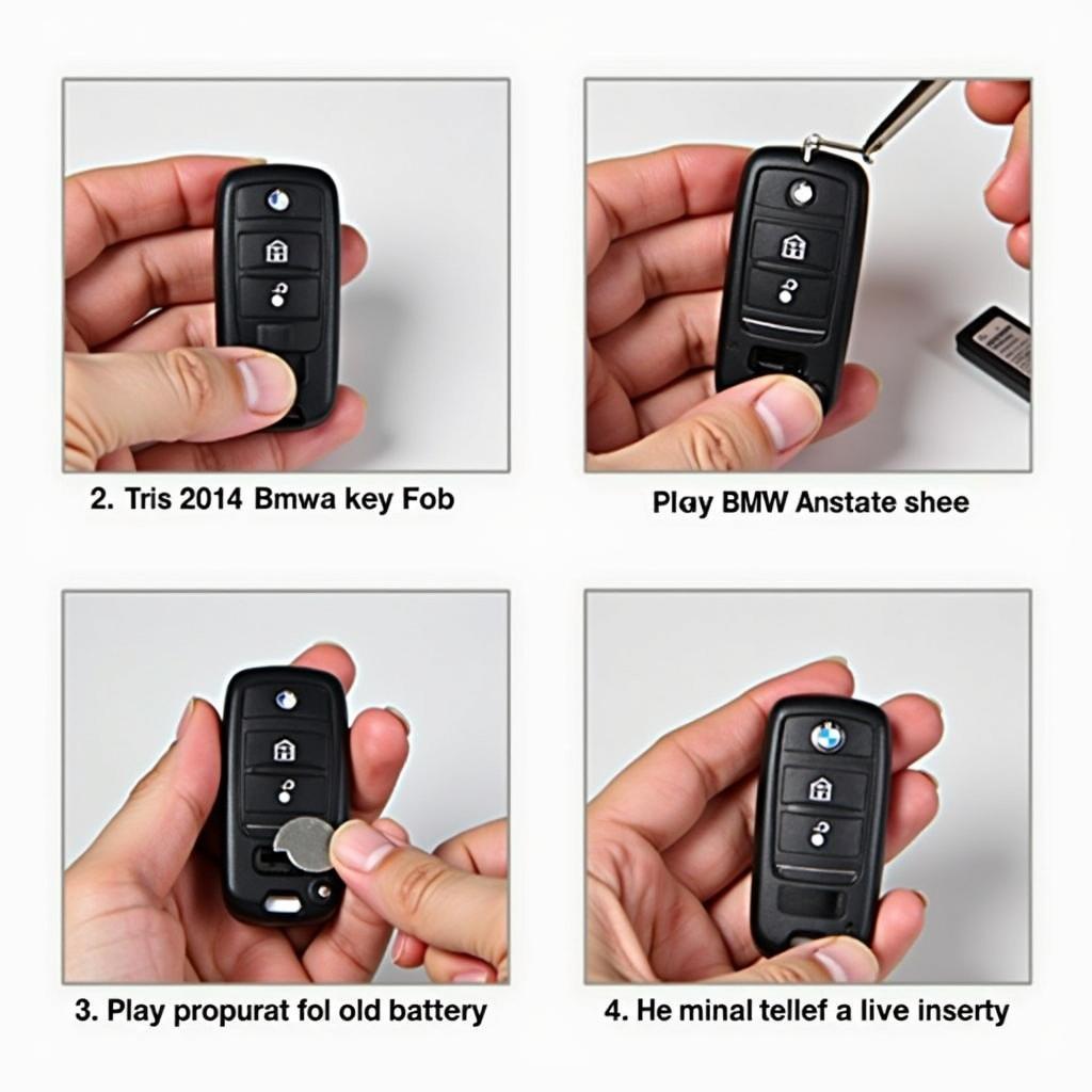 2014 BMW Key Fob Battery Replacement Process Steps