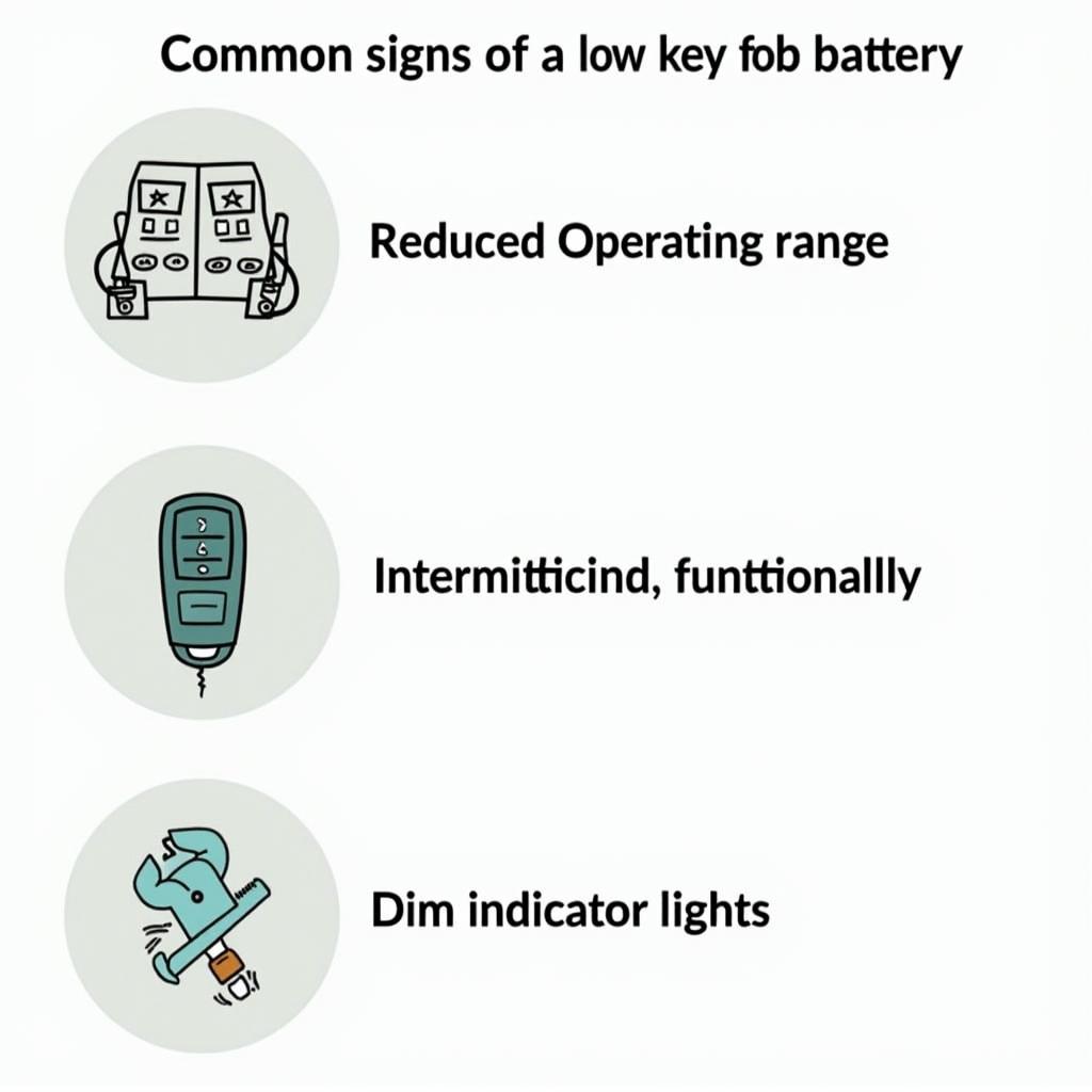 2014 Chevy Cruze Key Fob Low Battery Signs