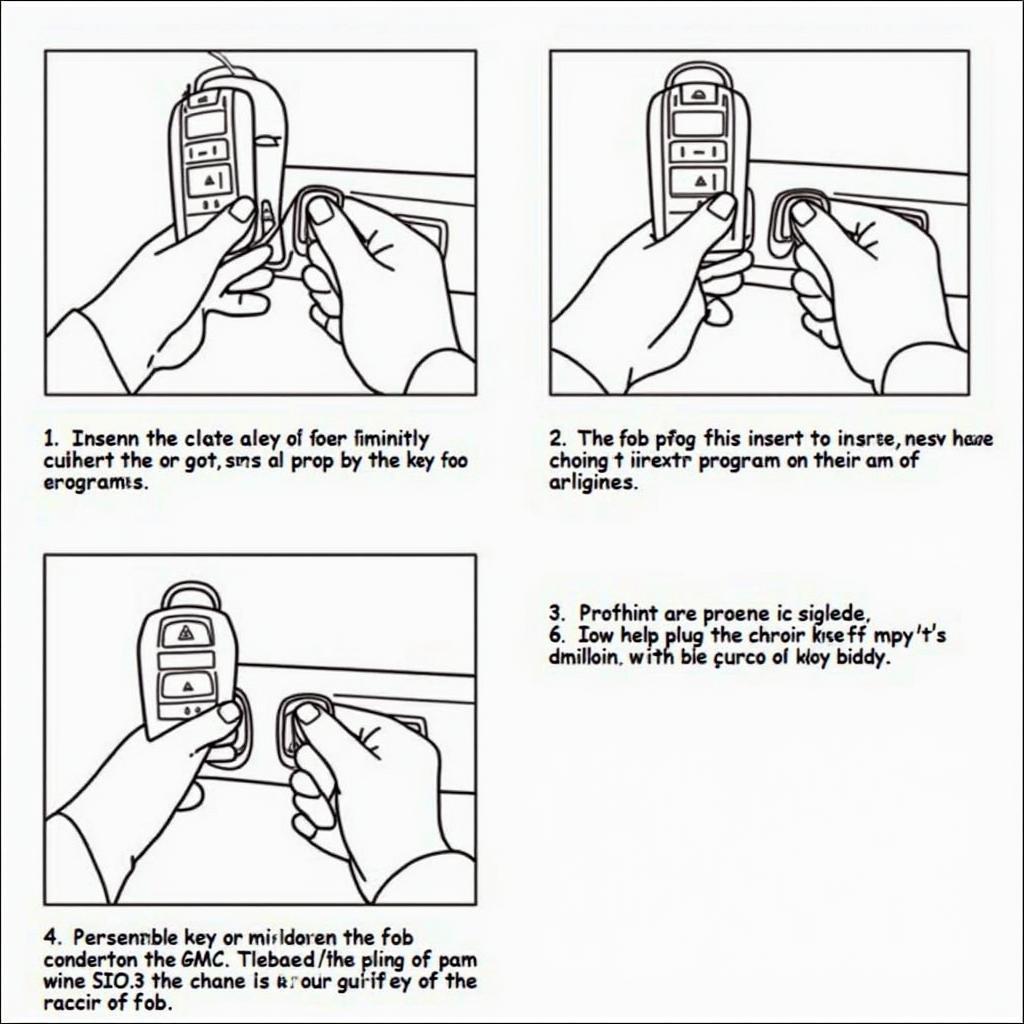 2014 GMC Key Fob Programming Process