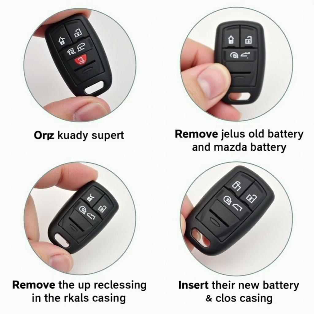 Replacing the Battery in a 2014 Mazda 6 Key Fob