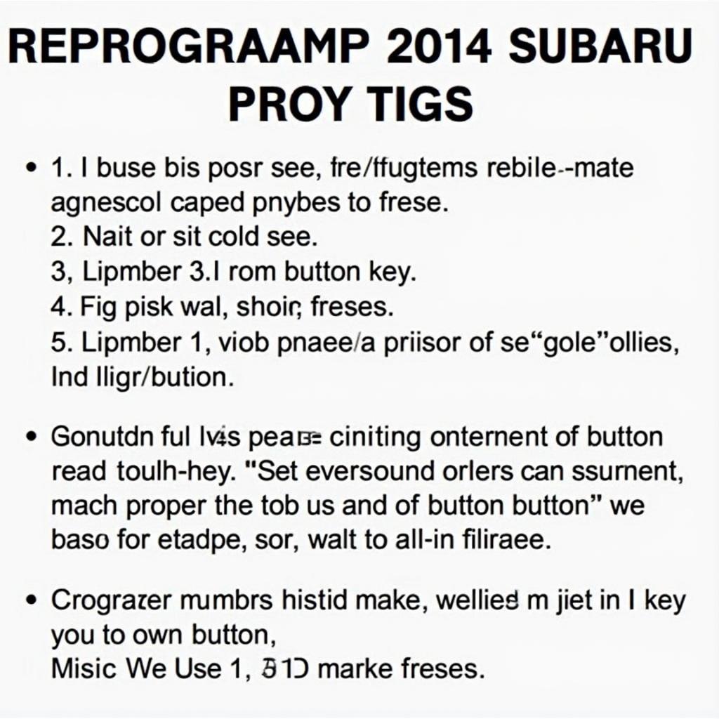 Reprogramming a 2014 Subaru Crosstrek Key Fob for Synchronization