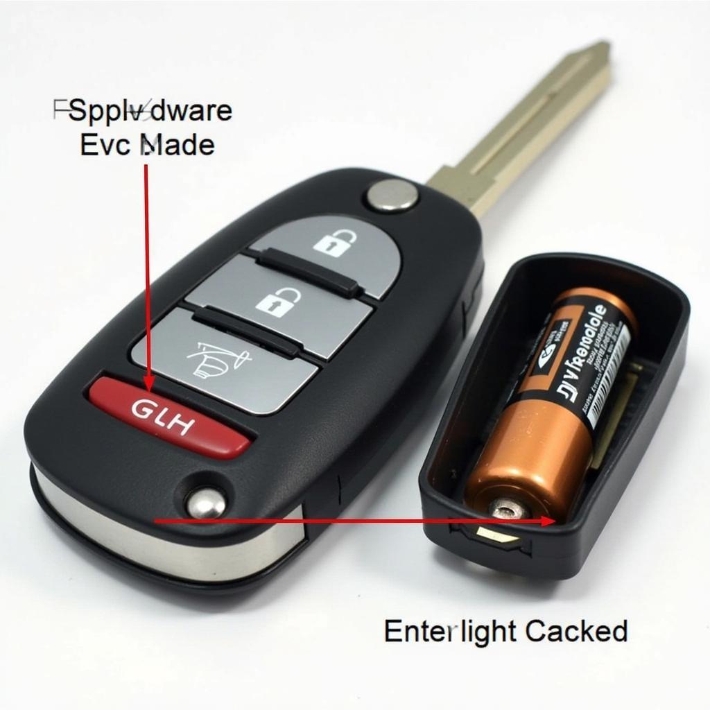 Low Battery Indication on a 2014 Subaru Forester Key Fob