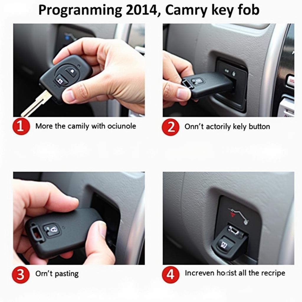 2014 Toyota Camry Key Fob Programming Process