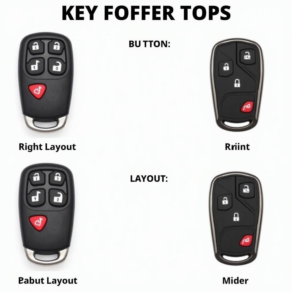 Different 2015 Chevy Traverse Key Fob Types