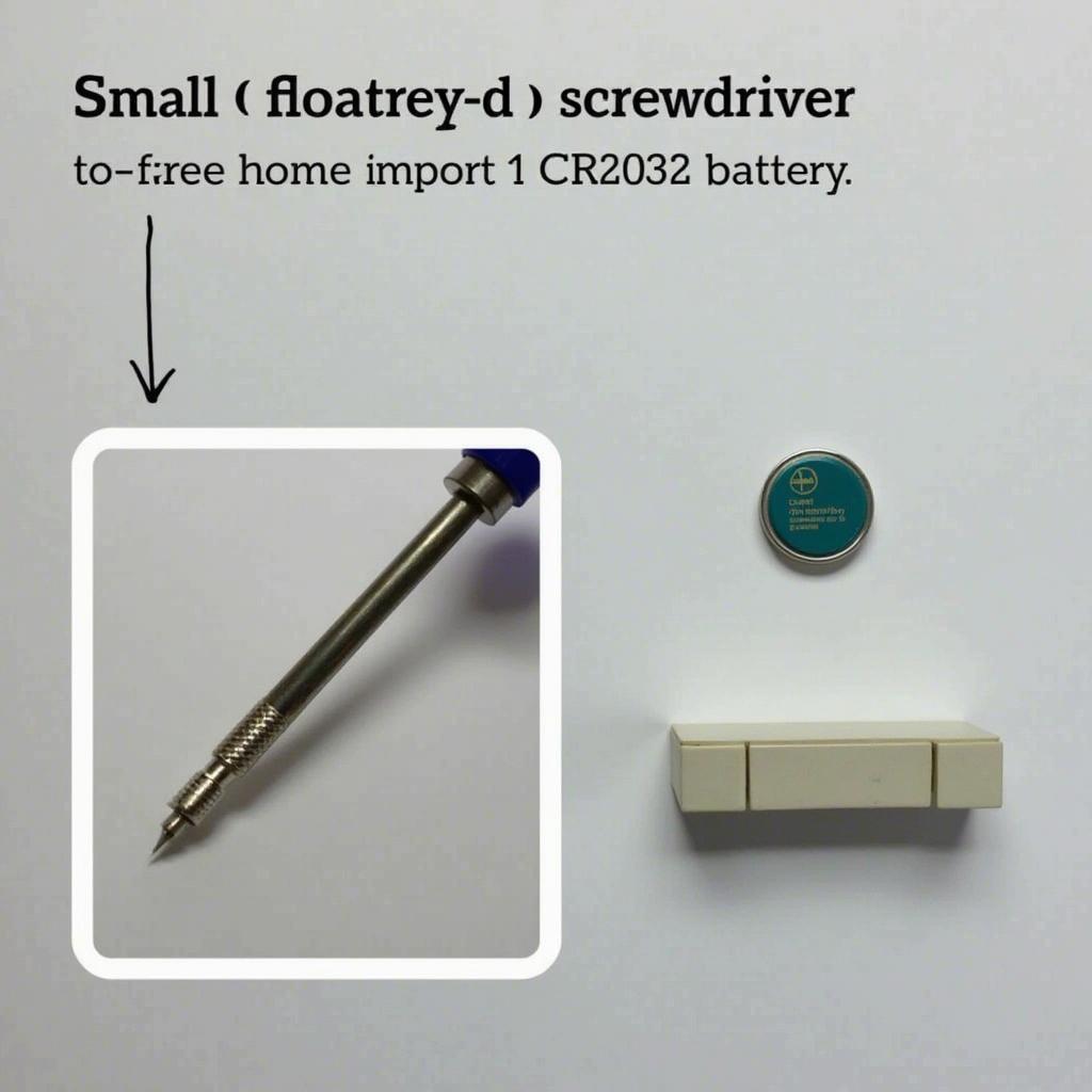 Tools for 2015 Chrysler 200 Key Fob Battery Replacement