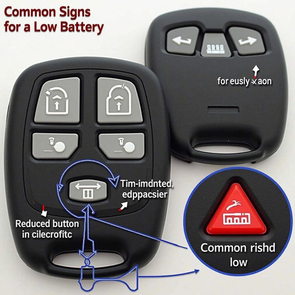 2015 Chrysler 200 Key Fob Showing Signs of Low Battery