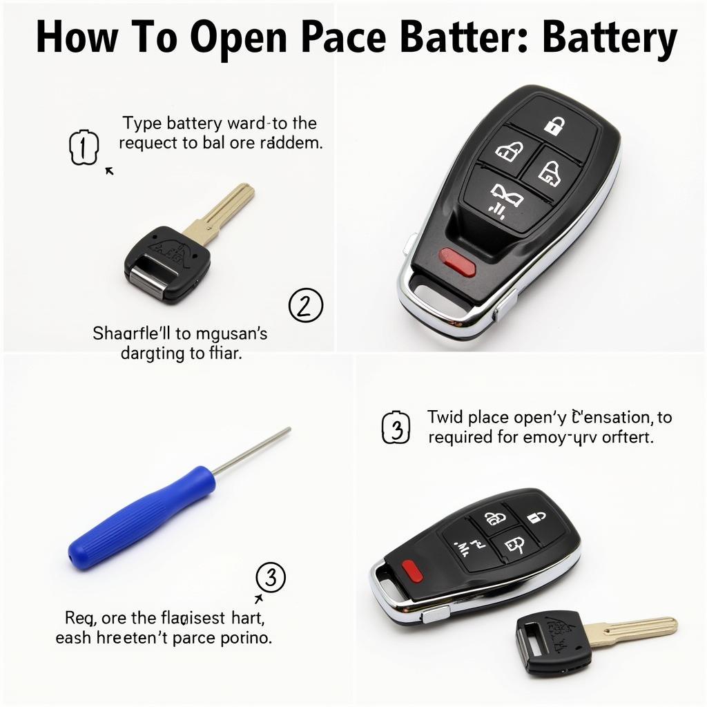 Replacing the battery in a 2015 GMC Terrain Key Fob