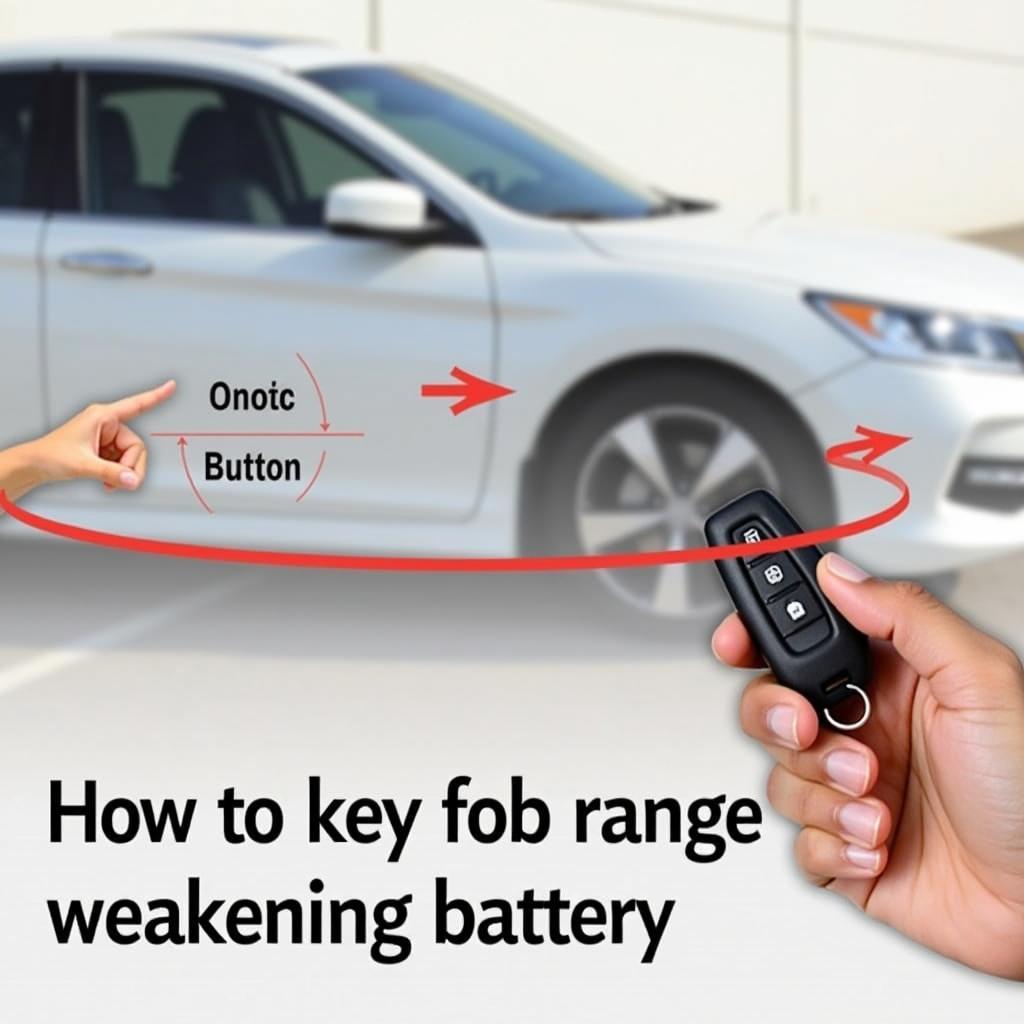 Testing the Range of a 2015 Honda Accord Sport Key Fob