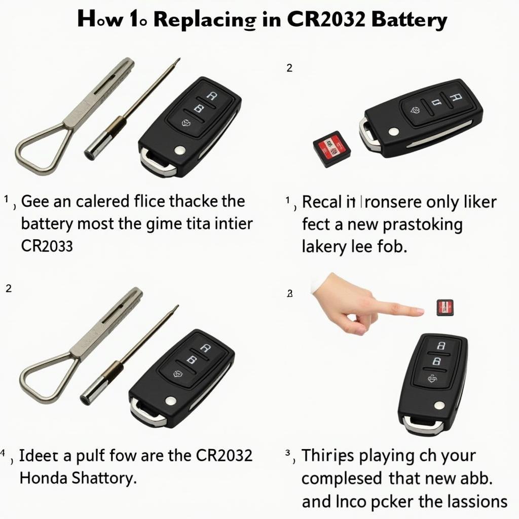 Replacing the battery in a 2015 Honda Key Fob