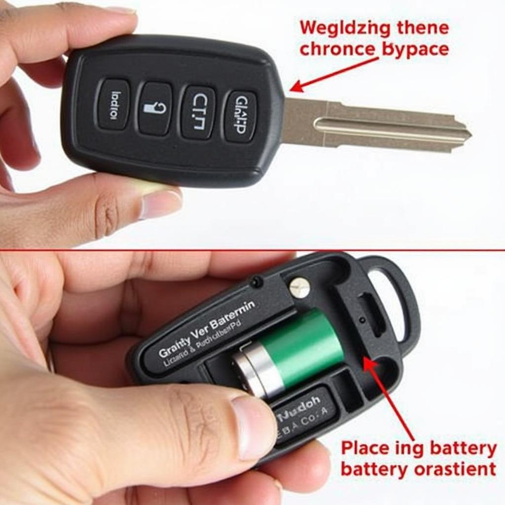 Replacing the key fob battery in a 2015 Kia Optima